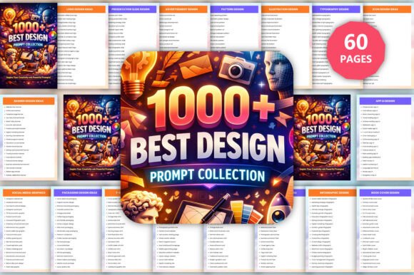 1000 Best Design Prompt Collection: A Practical Tool for Creative Professionals