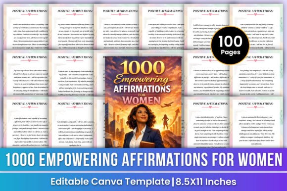 1000 Empowering Affirmations for Women: A Complete Guide to Self-Awareness, Emotional Balance, and Stronger Relationships