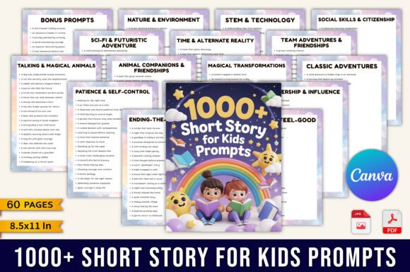 1000 Short Story Prompts for Kids