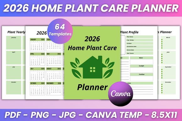 2026 Home Plant Care Planner: Your Complete Guide to a Thriving Indoor Garden