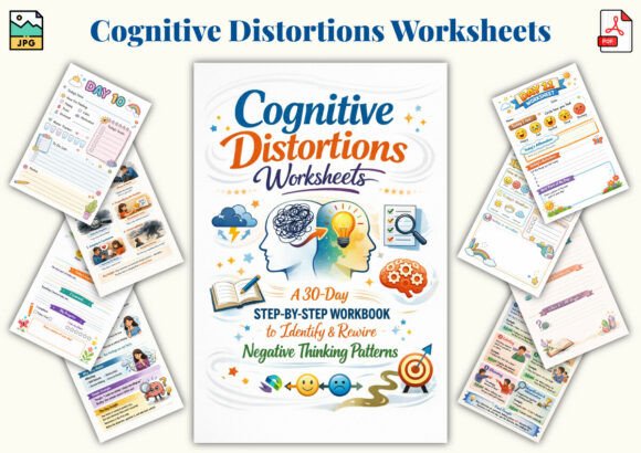 Cognitive Distortions Worksheets: Rewire Negative Thinking Patterns