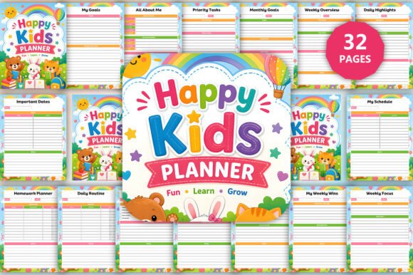 Happy Kids Planner: A Practical Growth System for Children