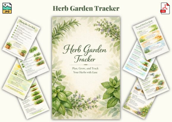 Herb Garden Tracker: Plan, Grow, and Track Your Herbs with Ease