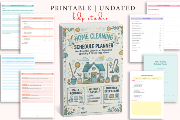 Home Cleaning Schedule Planner for a Stress-Free Home