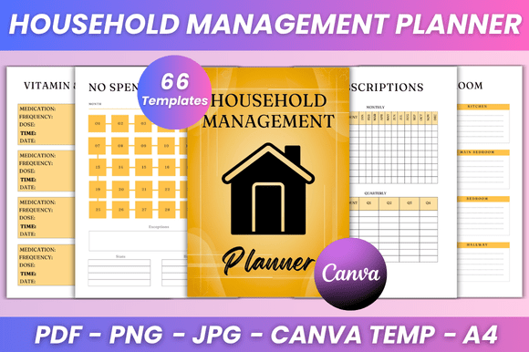 Household Management Planner KDP Guide