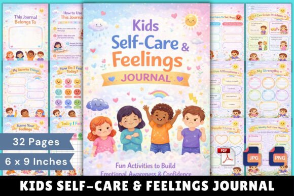 Kids Self-Care Feelings Journal: A Strategic Tool for Building Emotional Awareness and Confidence