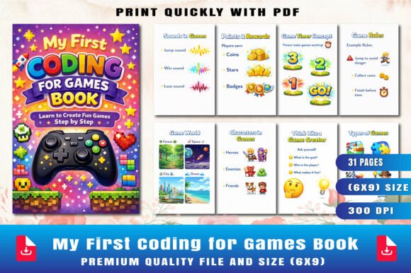 My First Coding for Games Book: A Practical Guide to Avoiding Common Pitfalls When Introducing Kids to Game Design