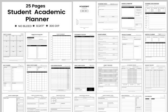 Student Academic Planner KDP Interior: A Practical Tool for Real Academic Lives
