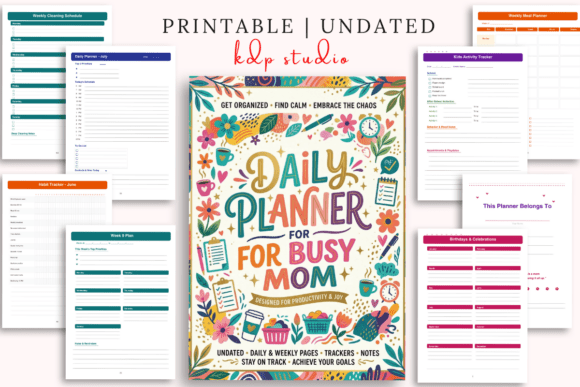 The Busy Mom's Guide to Finding Calm in the Chaos: A Daily Planner That Works