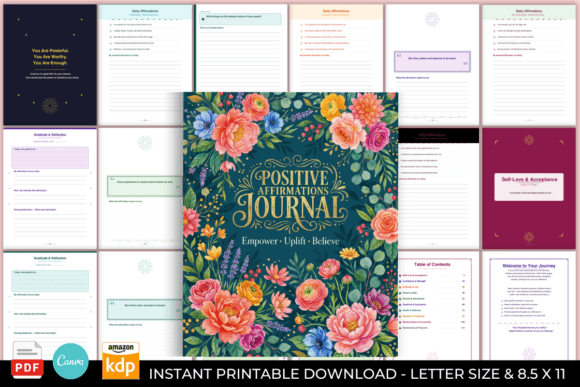 The Positive Affirmations Journal: Your Daily Companion for Mindset Transformation