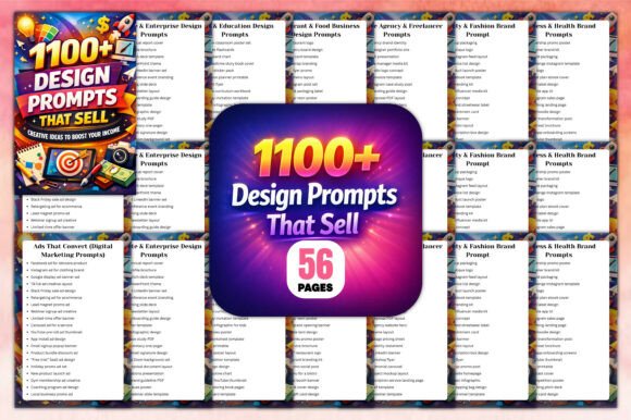 Why 1100 Design Prompts That Sell Is the Only Toolkit Your Creative Business Needs