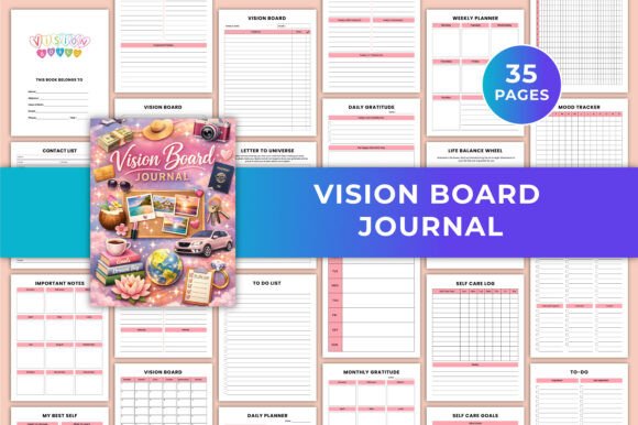 Your Vision Board Journal: Customize and Create